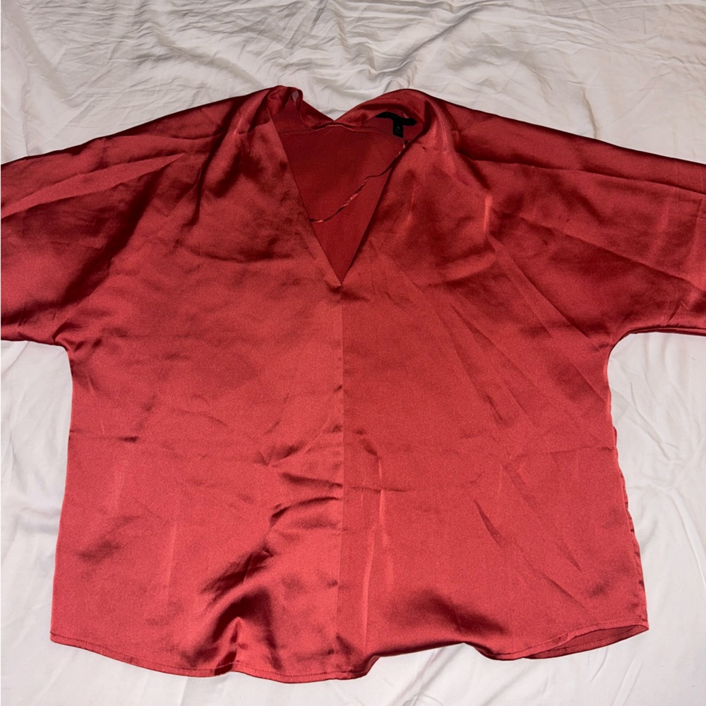 Banana Republic silk short sleeve shirt.